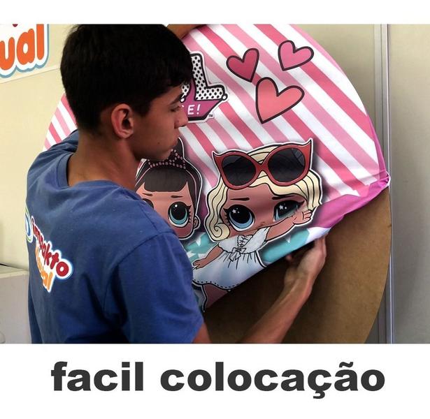 Imagem de Painel Redondo E Displays Unicórnio Cute - IMPAKTO VISUAL