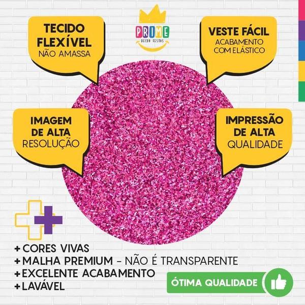 Imagem de Painel Redondo Sublimado 3D Glitter Em Tecido 1,50M Glt02