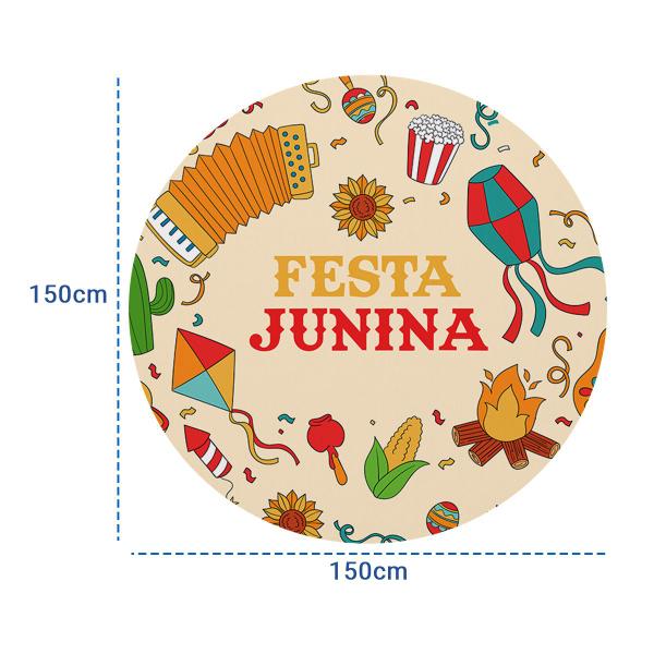 Painel Redondo Sublimado Festa Junina E Capas Cilindros - Decoraset Imagem de Painel Redondo Sublimado Festa Junina E Capas Cilindros