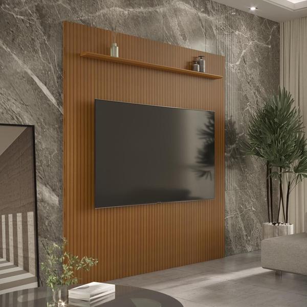 Imagem de Painel Ripado 3D para TV Até 75 Polegadas Print 225cm