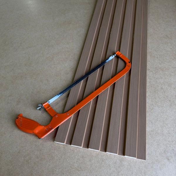 Painel Ripado Compacto 274x25cm larg.: 01 unid. - Talatto Painéis Imagem de Painel Ripado Compacto 274x25cm larg.: 01 unid.