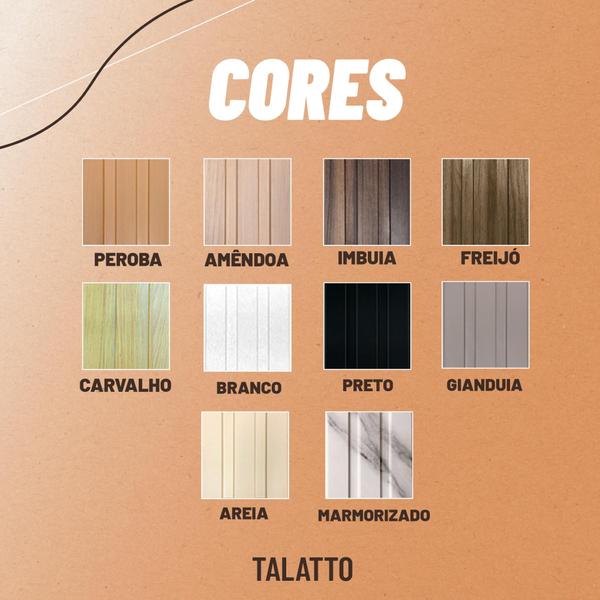 Painel Ripado Compacto 274x25cm larg.: 01 unid. - Talatto Painéis Imagem de Painel Ripado Compacto 274x25cm larg.: 01 unid.
