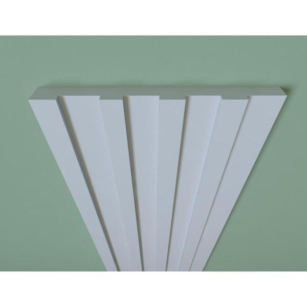 Painel Ripado Decorativo Quarto Eva Autocolante 10Cm - 2,5M - Nova Moldura Imagem de Painel Ripado Decorativo Quarto Eva Autocolante 10Cm - 2,5M
