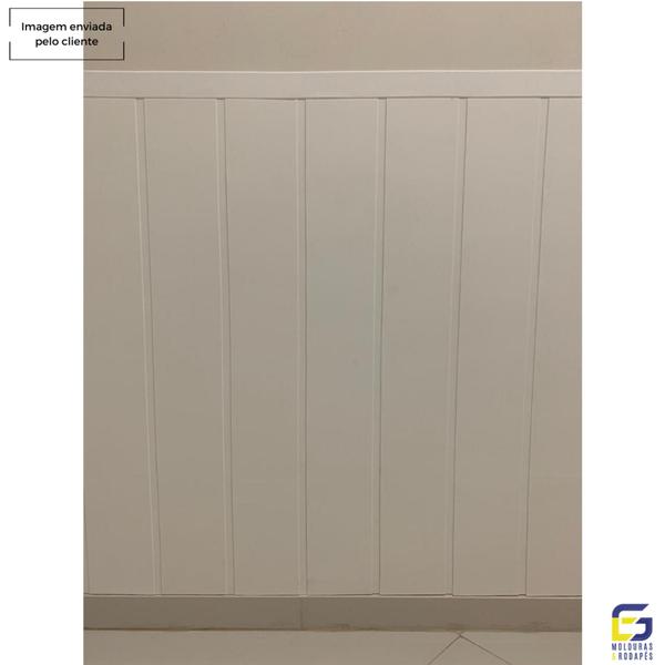 Imagem de Painel Ripado Lambril Decorativo Eva Autocolante 15cmx5mm 20 Metros