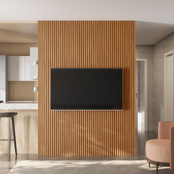 Imagem de Painel Ripado Modular 2,50x1,80cm (4,50m²)