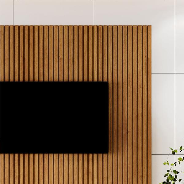 Imagem de Painel Ripado para Tv 2,17m x 2,32m Naturalle - Mavaular