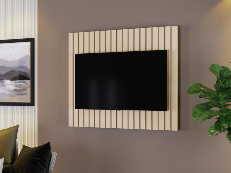 Imagem de Painel Ripado para TVs 42 Polegadas Kurosawa Off-White