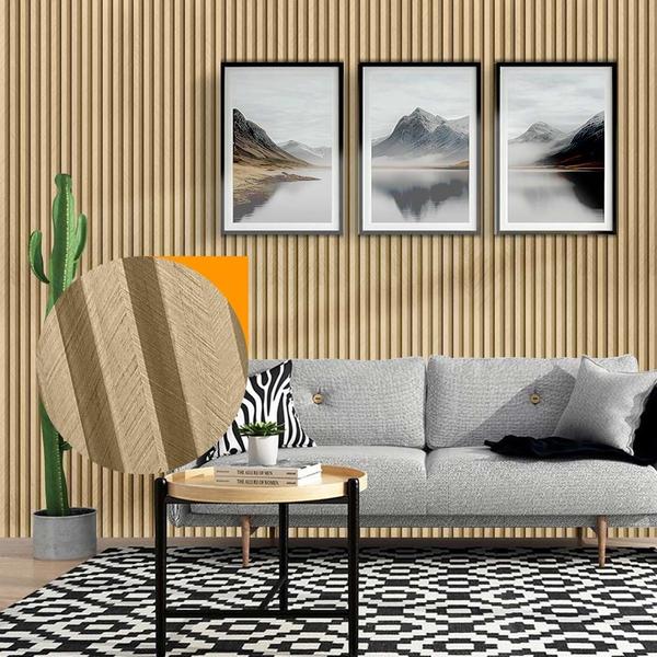 Imagem de Painel Ripado Prime Madeira PVC Maranta Cerrado 2,9m x 16cm