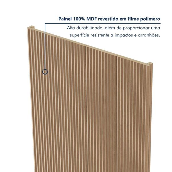 Imagem de Painel Ripado Toronto 2,50x1,16x3,3mm(2,9)m²  Ecorevest