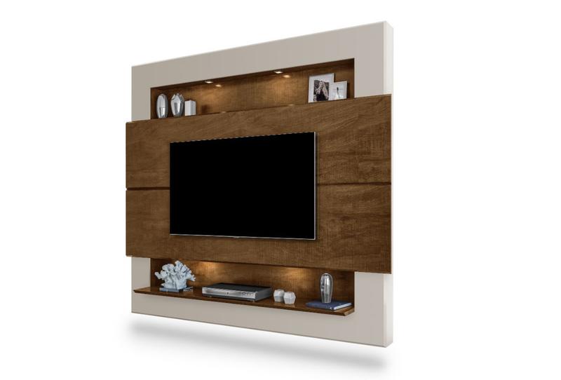 Imagem de Painel Riviera 2,17 Para TV Ate 75' Malbec/Off White Luapa Moveis