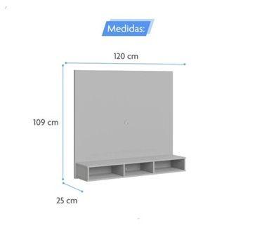 Imagem de Painel Sala Para TV Até 50 Polegadas Smart Plus - Liso - Cores Diversas - Lojas G2 Móveis