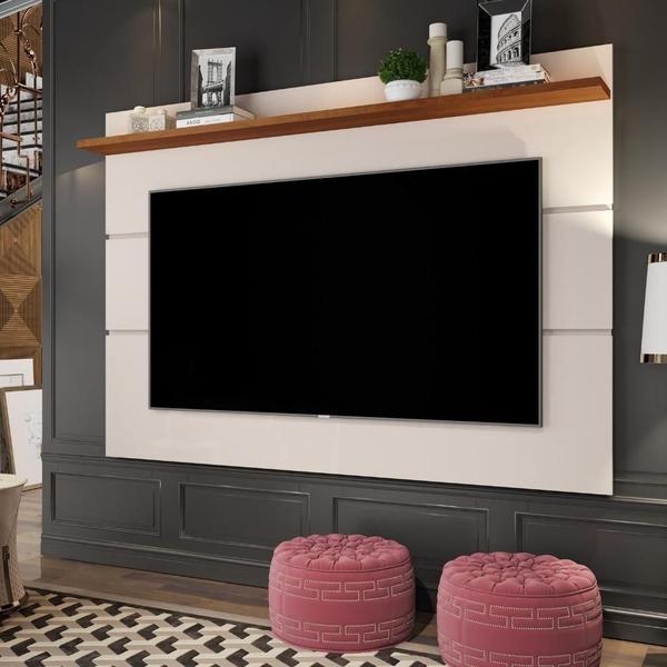 Imagem de Painel Simples para TV ate 70" Sala de TV e  Quarto 1 Prateleira Vivare 1,80 Anto