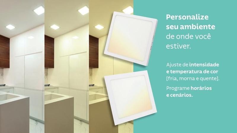 Imagem de Painel Smart Led Quadrado Sobrepor 18W Tramontina 58026/321