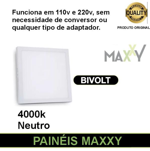 Imagem de Painel Sobrepor Quadrado 12W  - Neutro