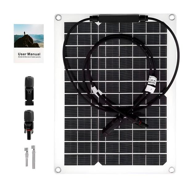 Imagem de Paínel Solar Fotovoltaico Flexivel E Leve 300W, 38Cm X 28Cm