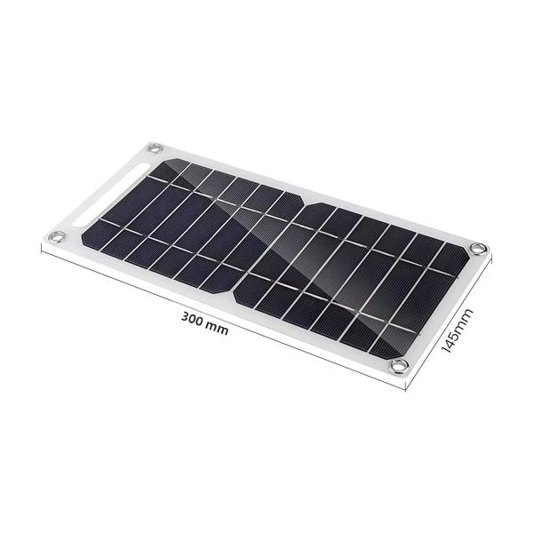 Imagem de Painel Solar Portátil 35w À Prova D'água Usb Para Caminhadas Ao Ar Livre E Acampamento Carregador De