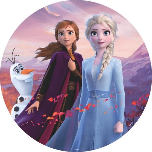 Imagem de Painel Sublimado Redondo em Tecido Frozen 2 - 1,55m -01 unidade - Piffer- Rizzo