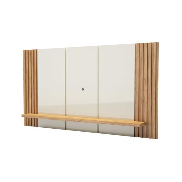 Imagem de Painel Suspenso Vera Cruz cor Off White com Freijo 220cm - 60813