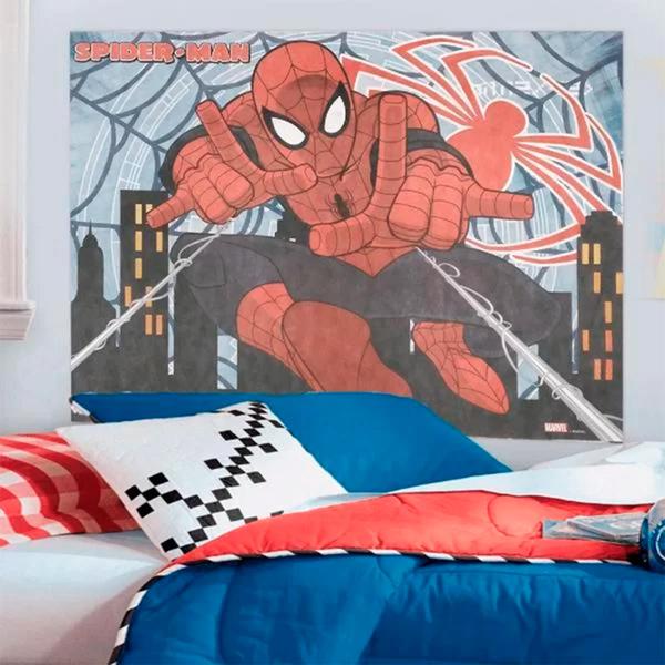 Imagem de Painel TNT Decoração Homem Aranha festa aniversário GG 1,40