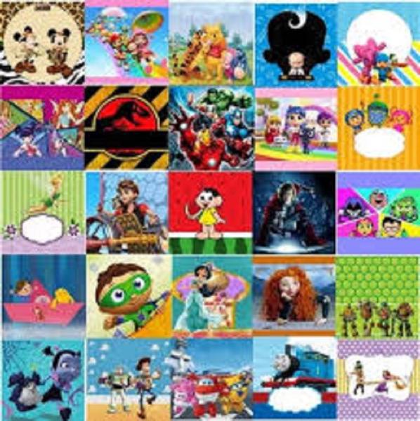 Painel tnt decorativo tema magali - FESTCOLOR Imagem de Painel tnt decorativo tema magali