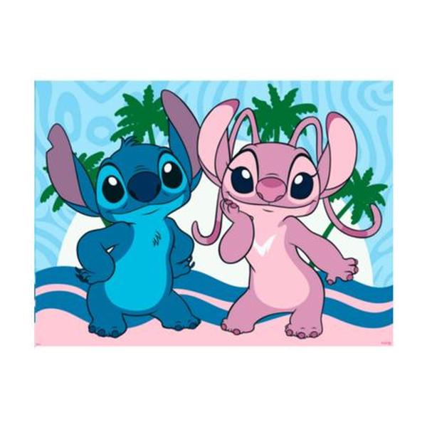 Imagem de Painel Tnt Stitch Rosa