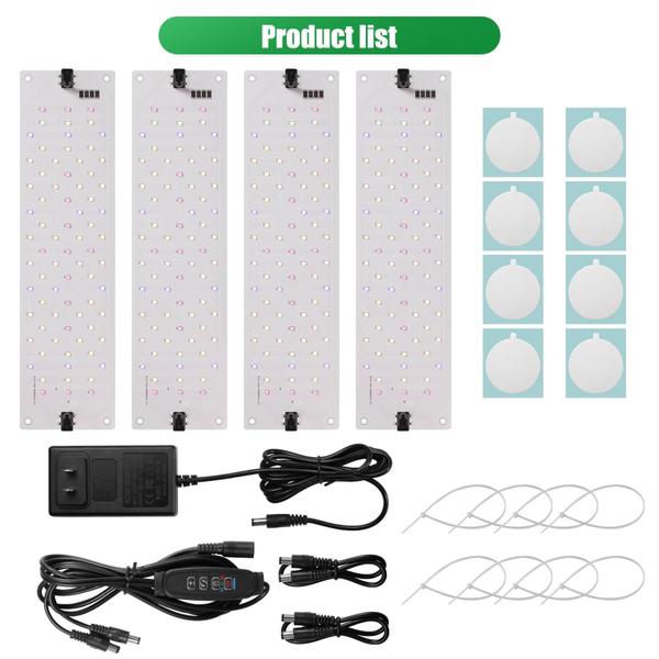 Imagem de Painel ultrafino Grow Lights CHANGSHENG 40W 300LEDs de espectro completo