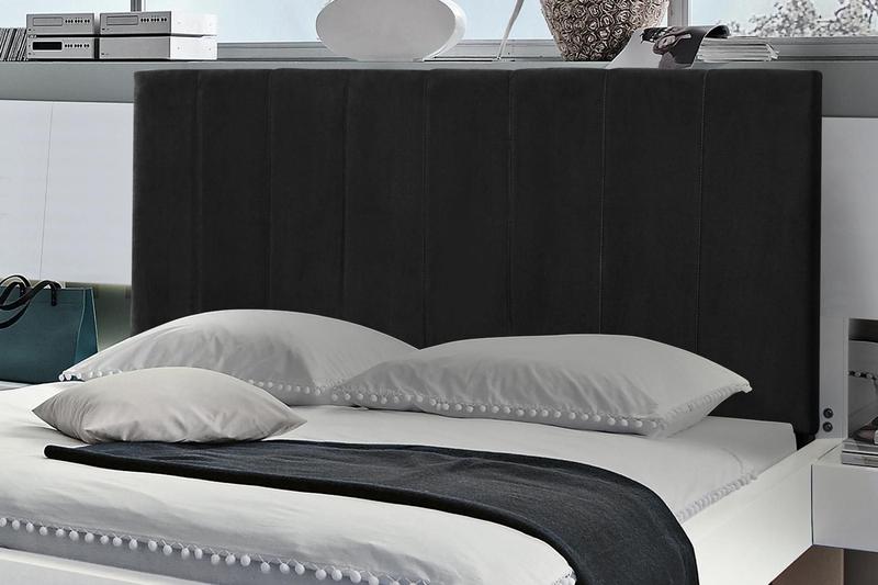 Imagem de Painel Vitoria 193 cm Suede Preto