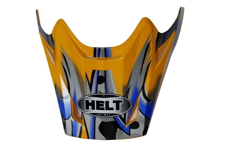 Imagem de Pala Amarelo Para Capacete Helt Original Modelo B815 Cross