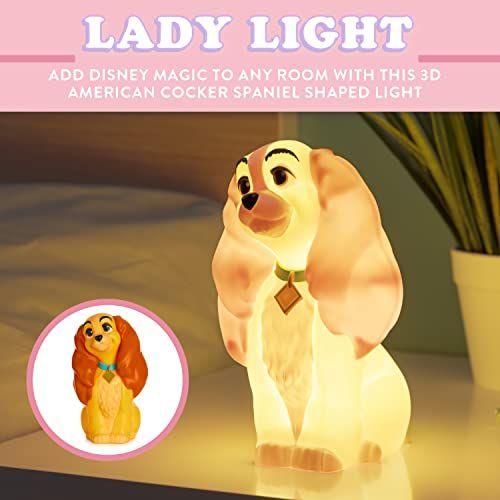 Imagem de Paladone Lady e The Tramp Light   de decoração para casa Disney Mercadoria Oficialmente Licenciada