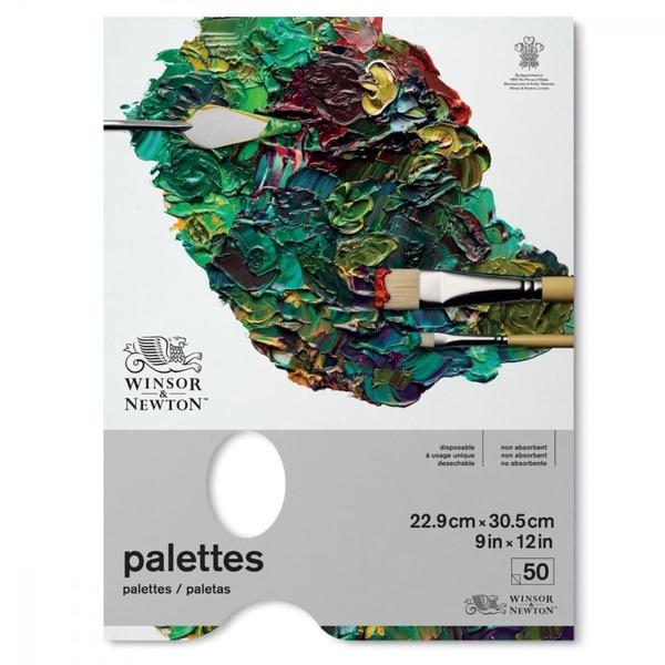 Imagem de Paleta Descartável Winsor & Newton 23x31cm 50 Folhas