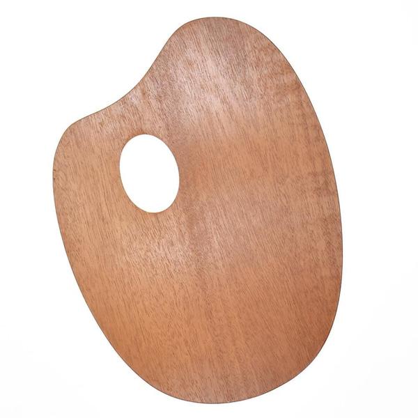 Imagem de Paleta para Pintura Oval Envernizada Trident - 23 x 31cm