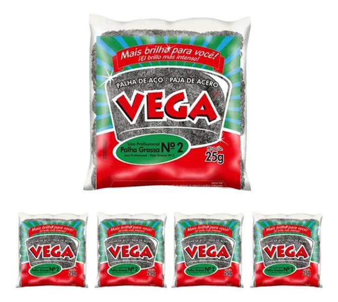 Palha de aço Nº2 - Vega (25g) Imagem de Palha de aço Nº2 - Vega (25g)