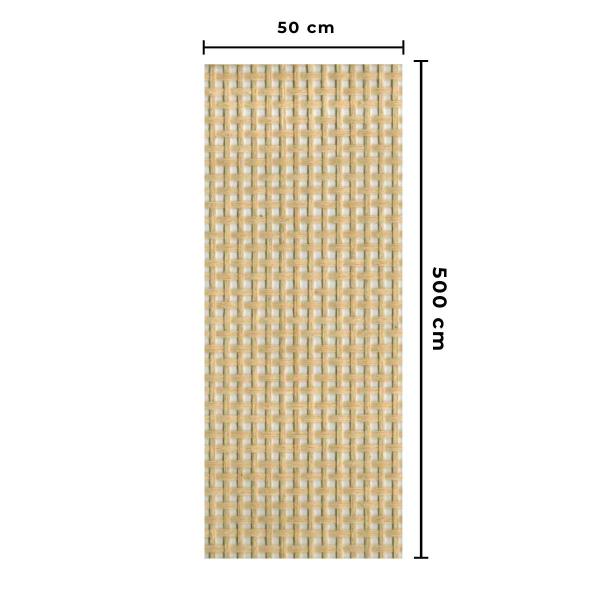Imagem de Palha Indiana Natural De Algodão Decoração 500x50cm - Ra03