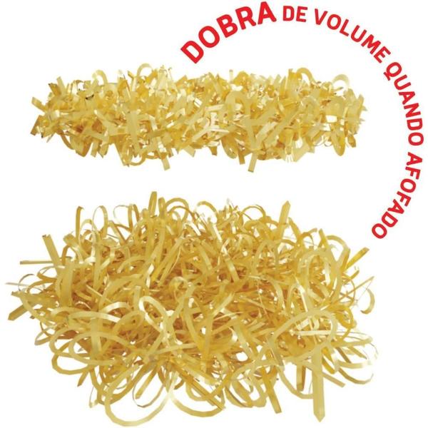 Imagem de Palha para Decoracao BOPP Verde Escuro 50G.