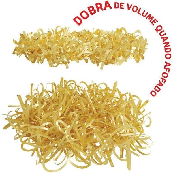 Imagem de Palha Para Decoração Bopp Vermelho 50G