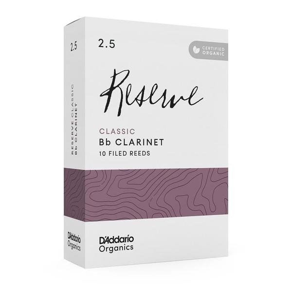 Imagem de Palheta Clarineta 2.5 (10) DAddario Organic Reserve Classic