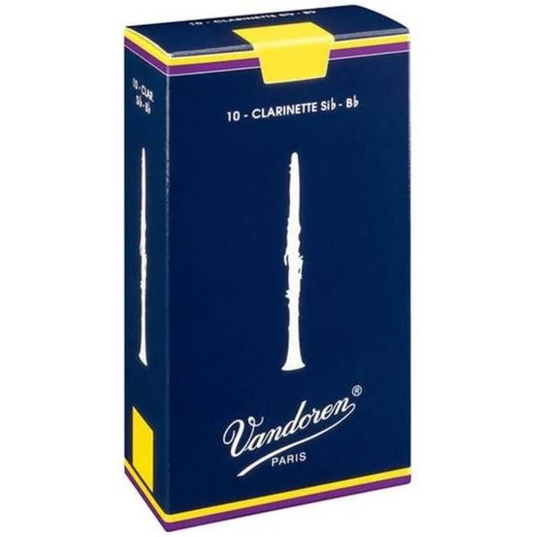 Imagem de Palheta Clarinete Numeração 2,5 Vandoren Tradicional Cr1025