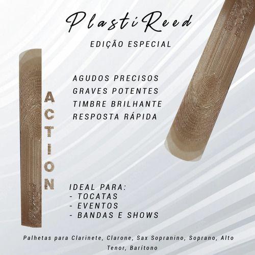 Palheta CLARONE BAIXO ACTION Plastireed 2 Imagem de Palheta CLARONE BAIXO ACTION Plastireed 2