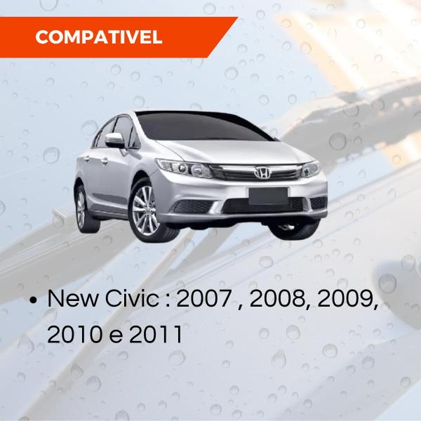 Imagem de Palheta Dianteira Específica New Civic 2007 a 2011