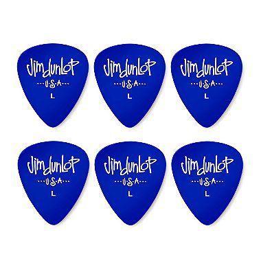 Palheta Dunlop Gel Fina Azul 6 Unidades Imagem de Palheta Dunlop Gel Fina Azul 6 Unidades