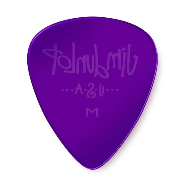 Imagem de Palheta Dunlop Gel Média Roxo 12 Unidades