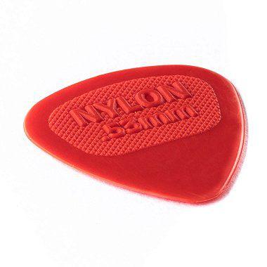 Palheta Dunlop Nylon Midi 0,53mm Vermelha Imagem de Palheta Dunlop Nylon Midi 0,53mm Vermelha
