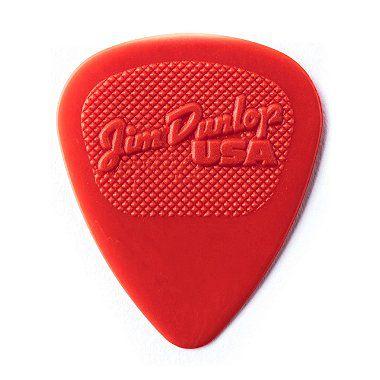 Palheta Dunlop Nylon Midi 0,53mm Vermelha Imagem de Palheta Dunlop Nylon Midi 0,53mm Vermelha