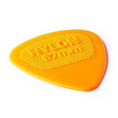 Palheta Dunlop Nylon Midi 0,67mm Laranja 3 Unidades Imagem de Palheta Dunlop Nylon Midi 0,67mm Laranja 3 Unidades