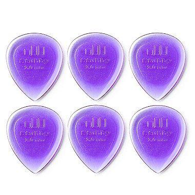 Imagem de Palheta Dunlop Stubby Jazz 2,00mm Roxo 6 Unidades