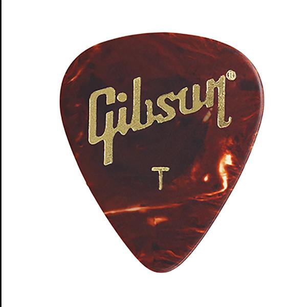 Imagem de Palheta Gibson Celuloide Tortoise Fina Aprt12 74T Thin 12