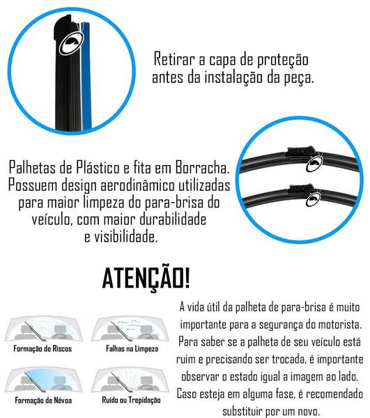 Imagem de Palheta Limpador Civic 26/24 polegadas