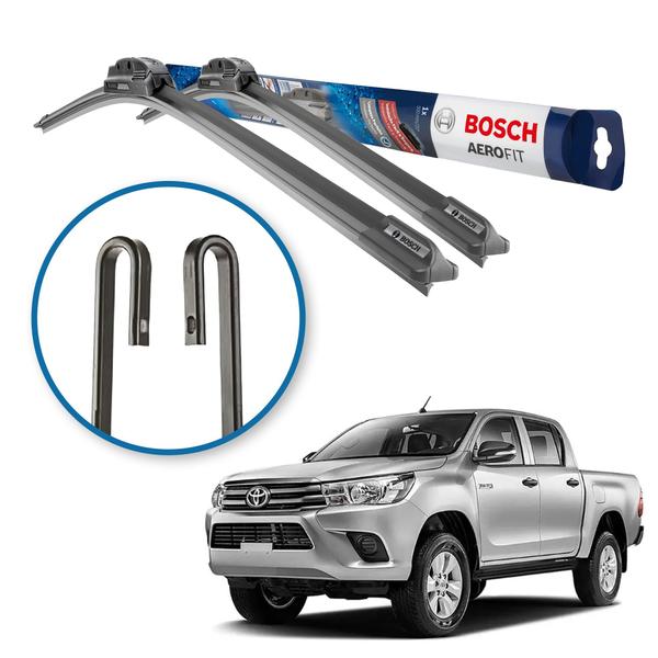 Imagem de Palheta Limpador De Parabrisa Original Bosch Aerofit Toyota Hilux RAV