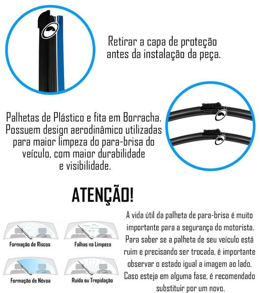 Imagem de Palheta Limpador Para-Brisa City/Fit 09-14 24/14