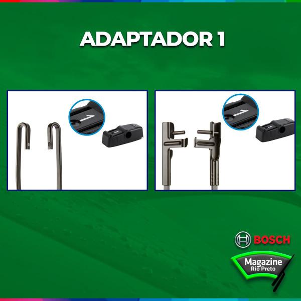 Imagem de Palheta Limpador Parabrisa 16" Original Bosch Multiclip Universal Diversos Encaixes